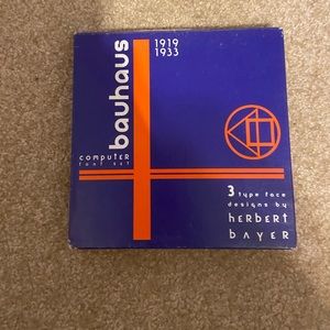 Bauhaus Original Font Set for Macintosh - vintage condition